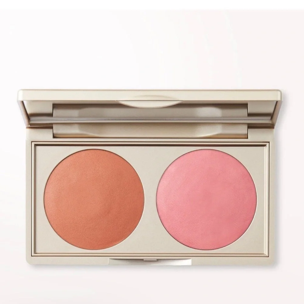 Stila Cosmetics Putty Bronzer‎ Blush Duo w/ Sun-kissed Bronze Lip Cheek Stick
